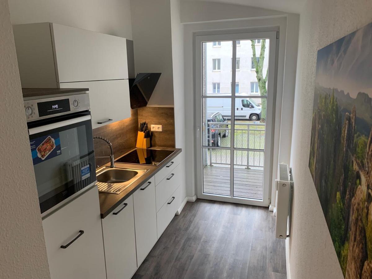 40 Qm Appartment Parkplatz, Balkon,Netflix, Prime Chemnitz Bagian luar foto